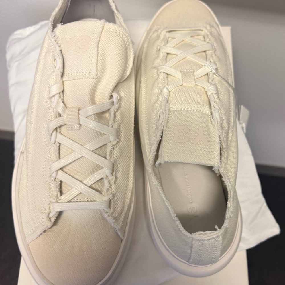 Y-3 Cream Sneakers